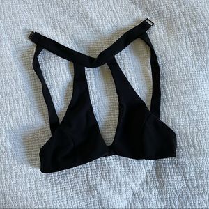 Fella Swim Black Around Neck Top